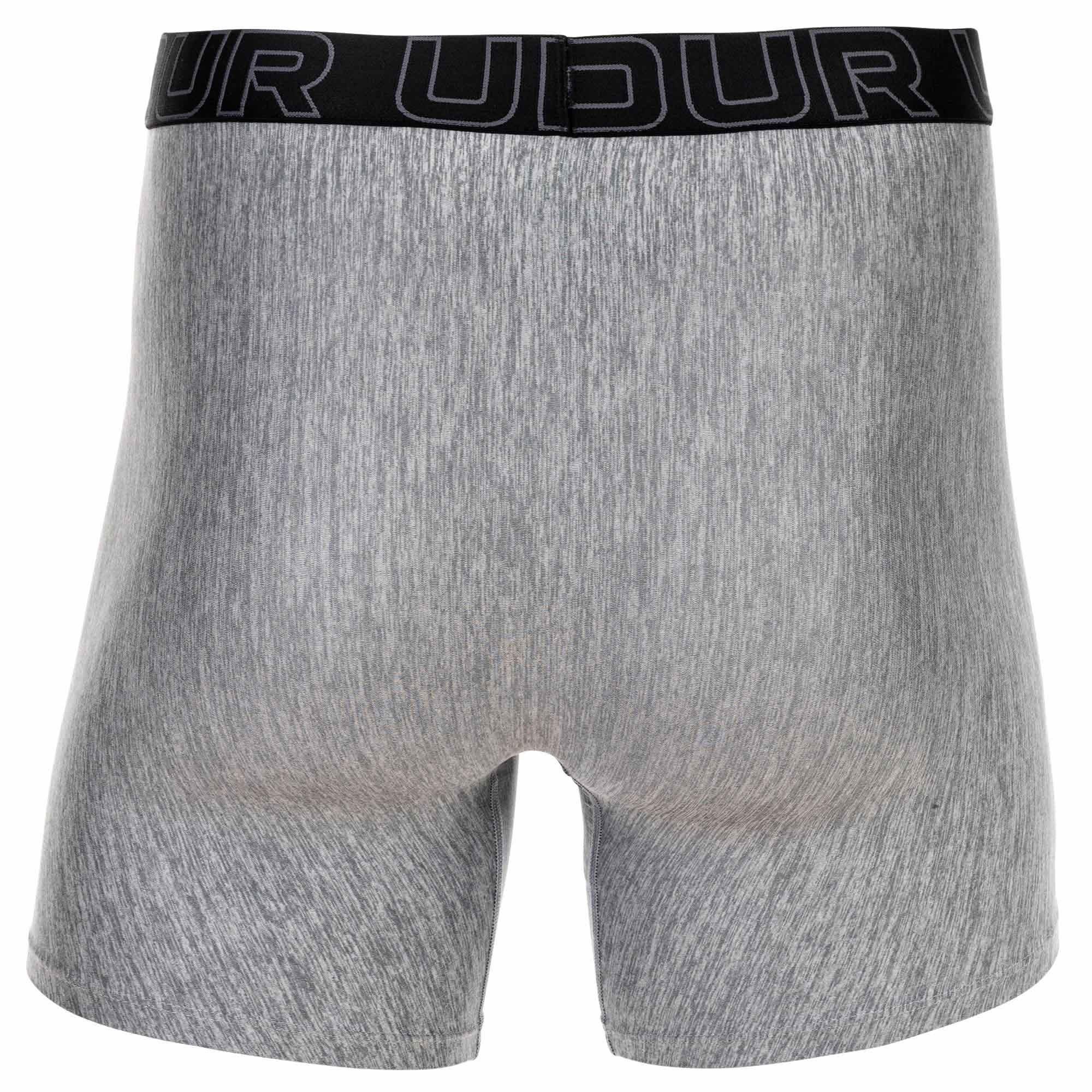 UNDER ARMOUR UA Performance Tech Solid 6 Inch Boxer Briefs Confezione da 3  