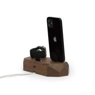 Oakywood  Triple Dock - docking station in legno per tre dispositivi - 2 x Lightning 