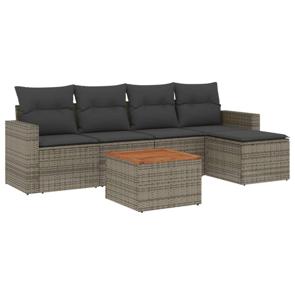 VidaXL Garten sofagarnitur poly-rattan  