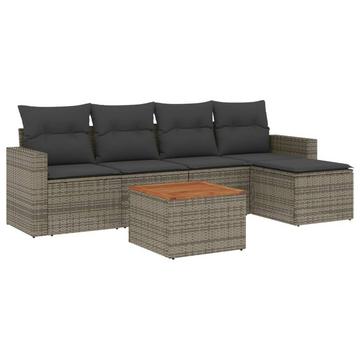 Garten sofagarnitur poly-rattan