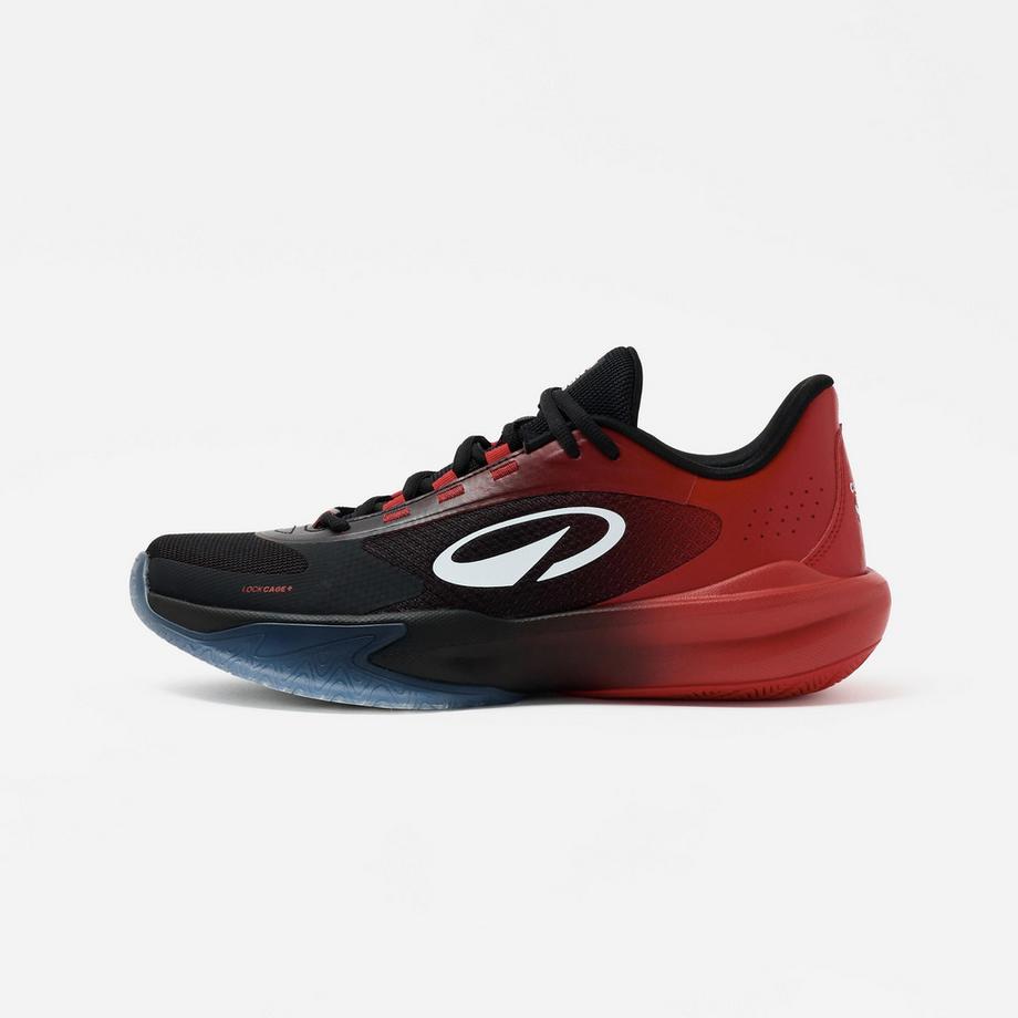 Niedrige Unisex-Basketballschuhe NBA Chicago, Fast 500, Schwarz & Rot