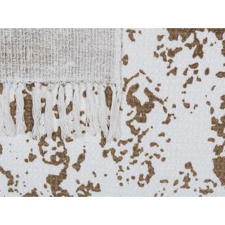 Beliani Pazaryeri Couverture Coton Glamour  