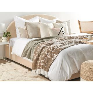 Beliani Pazaryeri Coperta Cotone Glamour  