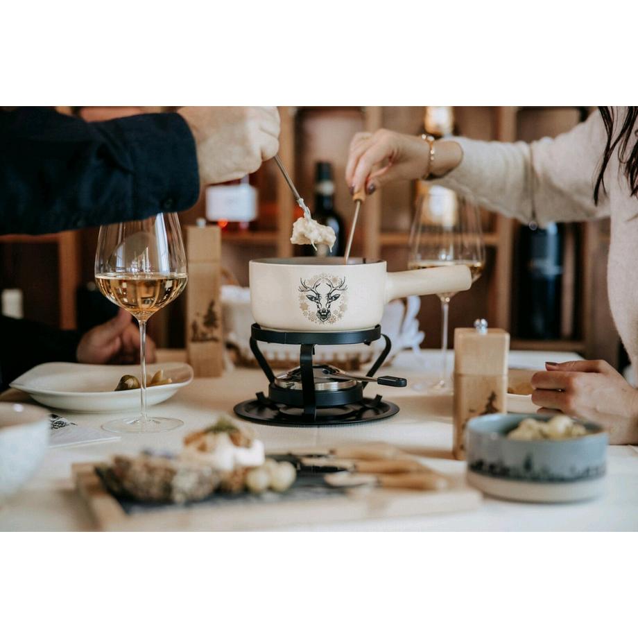 Kadastar  100488 - Käsefondue-Set E16 "Deer" 5-teilig Ø 16 cm 