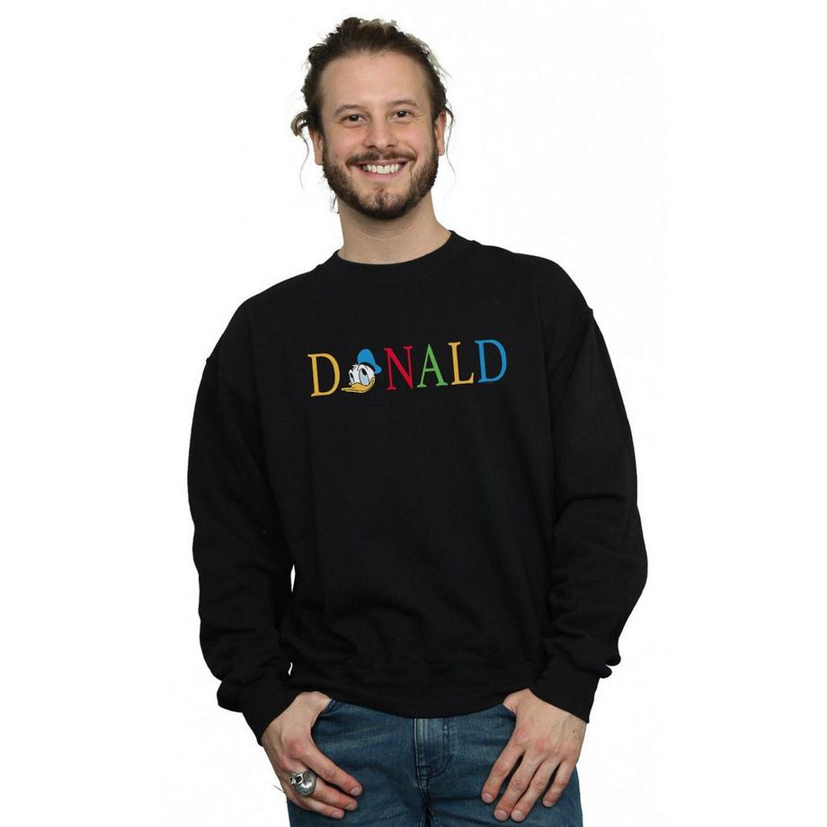 Disney Donald Duck Sweatshirt Imprimé Col Rond  