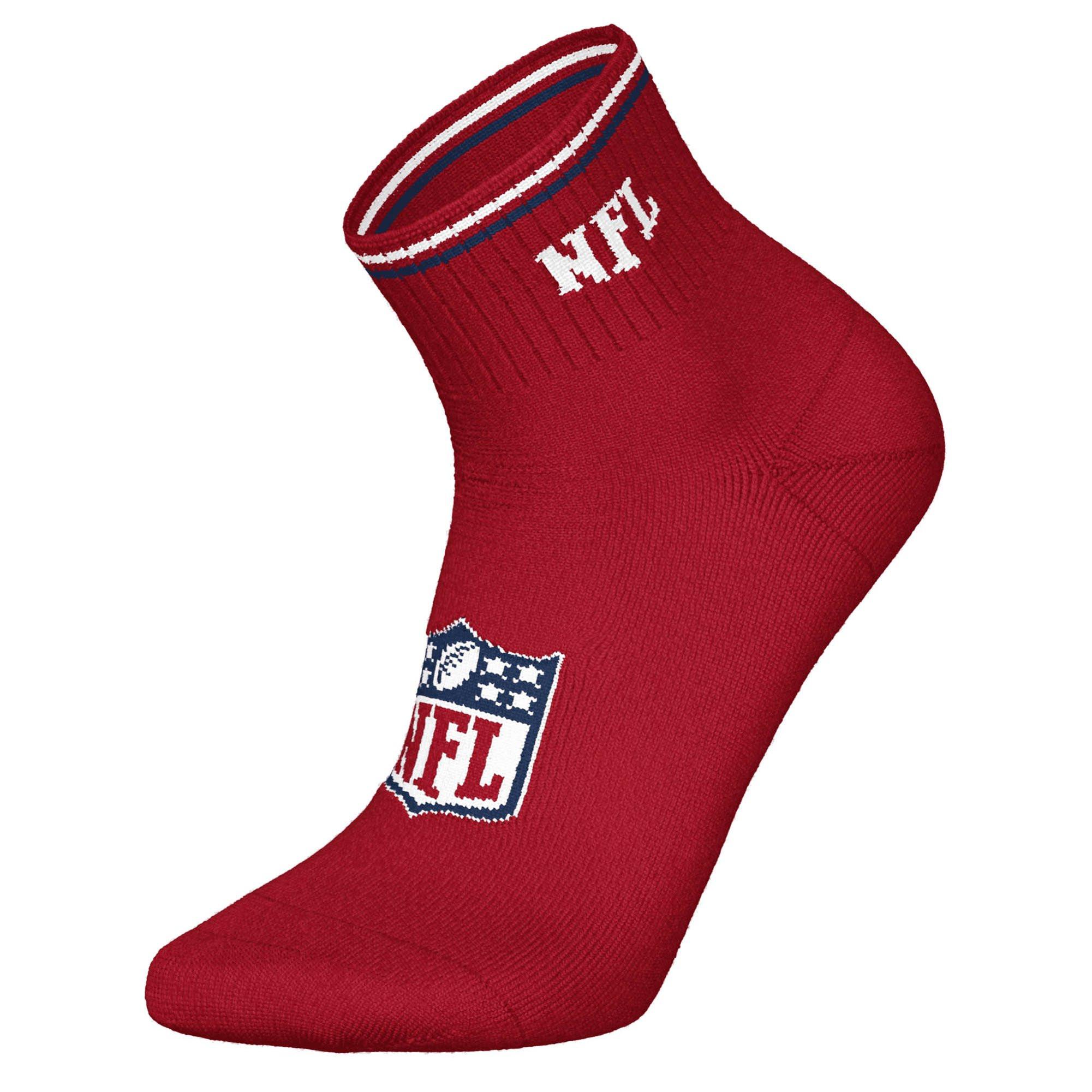 NFL SHIELD 9er Pack Quarter Socken  