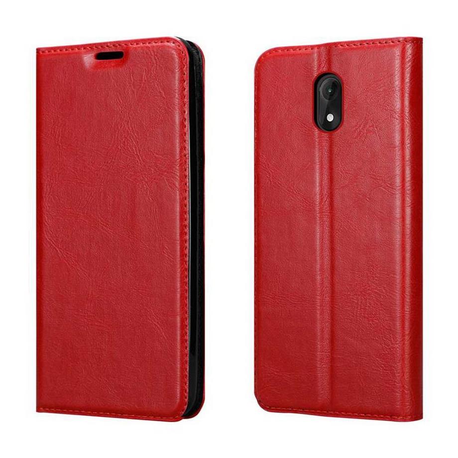 Cadorabo  Cadorabo Hülle kompatibel mit WIKO LENNY 5 - Schutzhülle mit Magnetverschluss, Standfunktion und Kartenfach 