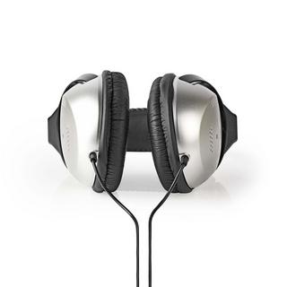Nedis  Over-Ear-Kabel-Kopfhörer | Kabellänge: 6,00 m | Volumensteuerung | Silber 