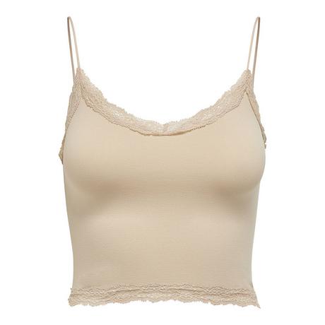 ONLY Vicky Lace Seamless Cropped Top  