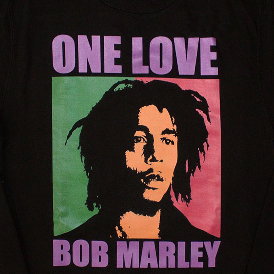 Bob Marley One Love Bob Marley Stampa Fotografica Felpa  