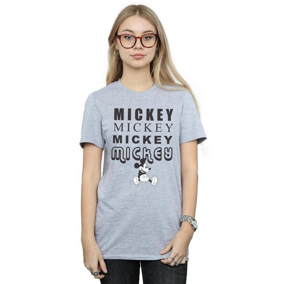 Disney Mickey Mouse Repeat Logo T-Shirt  
