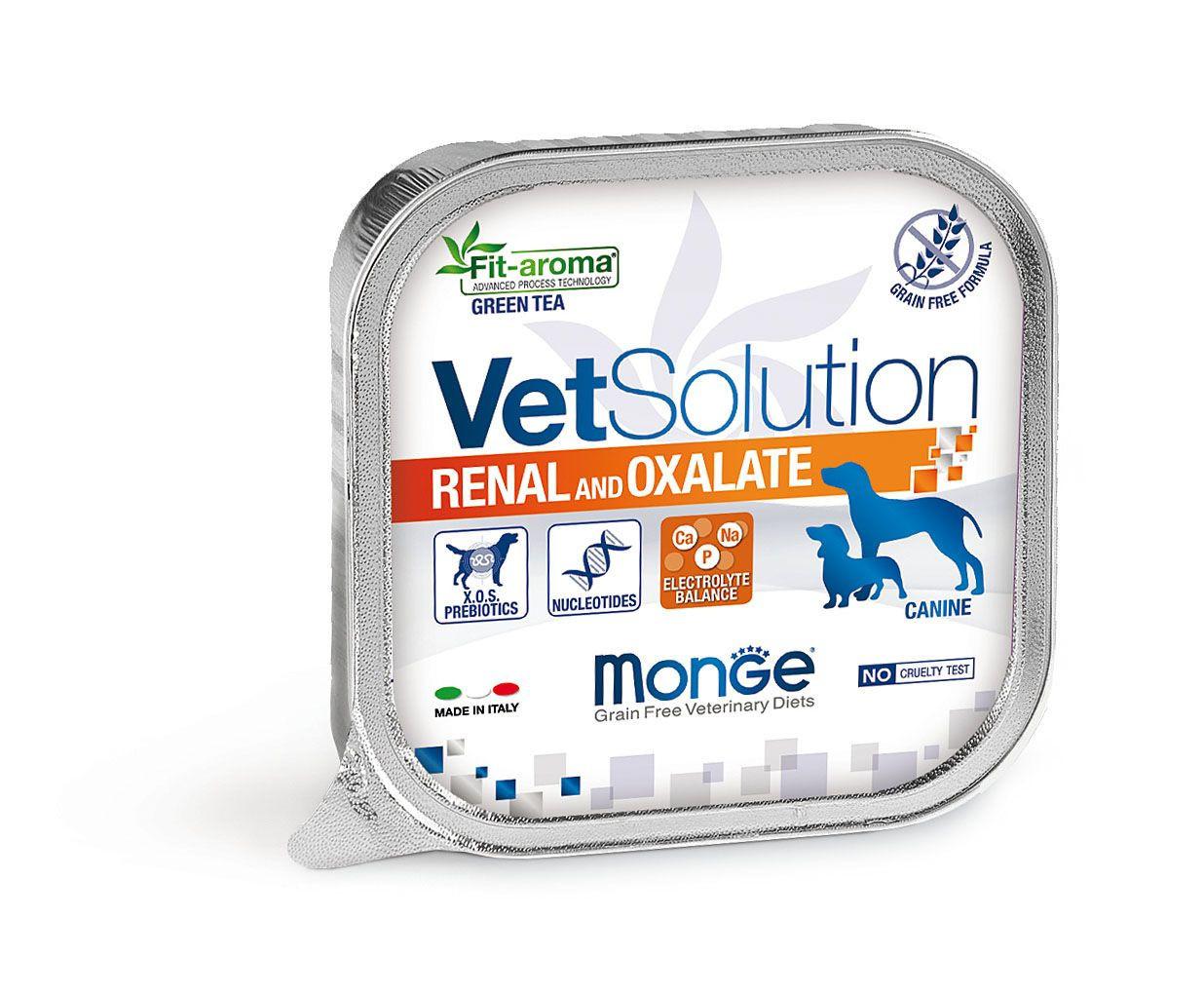 Monge  Dog VetSolution Renal und Oxalate - Multipack 