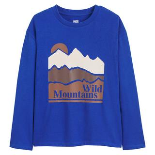 La Redoute Collections  T-shirt manches longues imprimé montagnes 