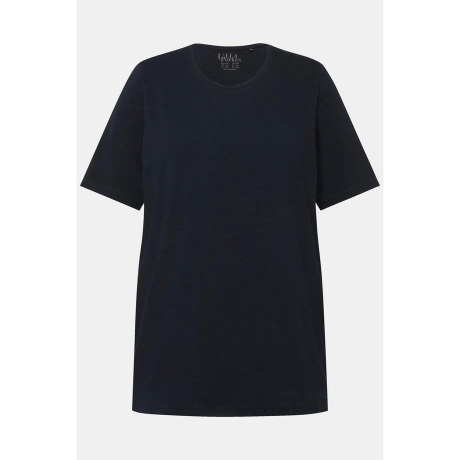 Ulla Popken T-Shirt Linea ad A Girocollo Mezza Manica  