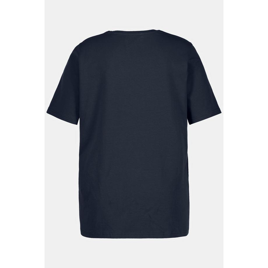 Ulla Popken T-Shirt Linea ad A Girocollo Mezza Manica  