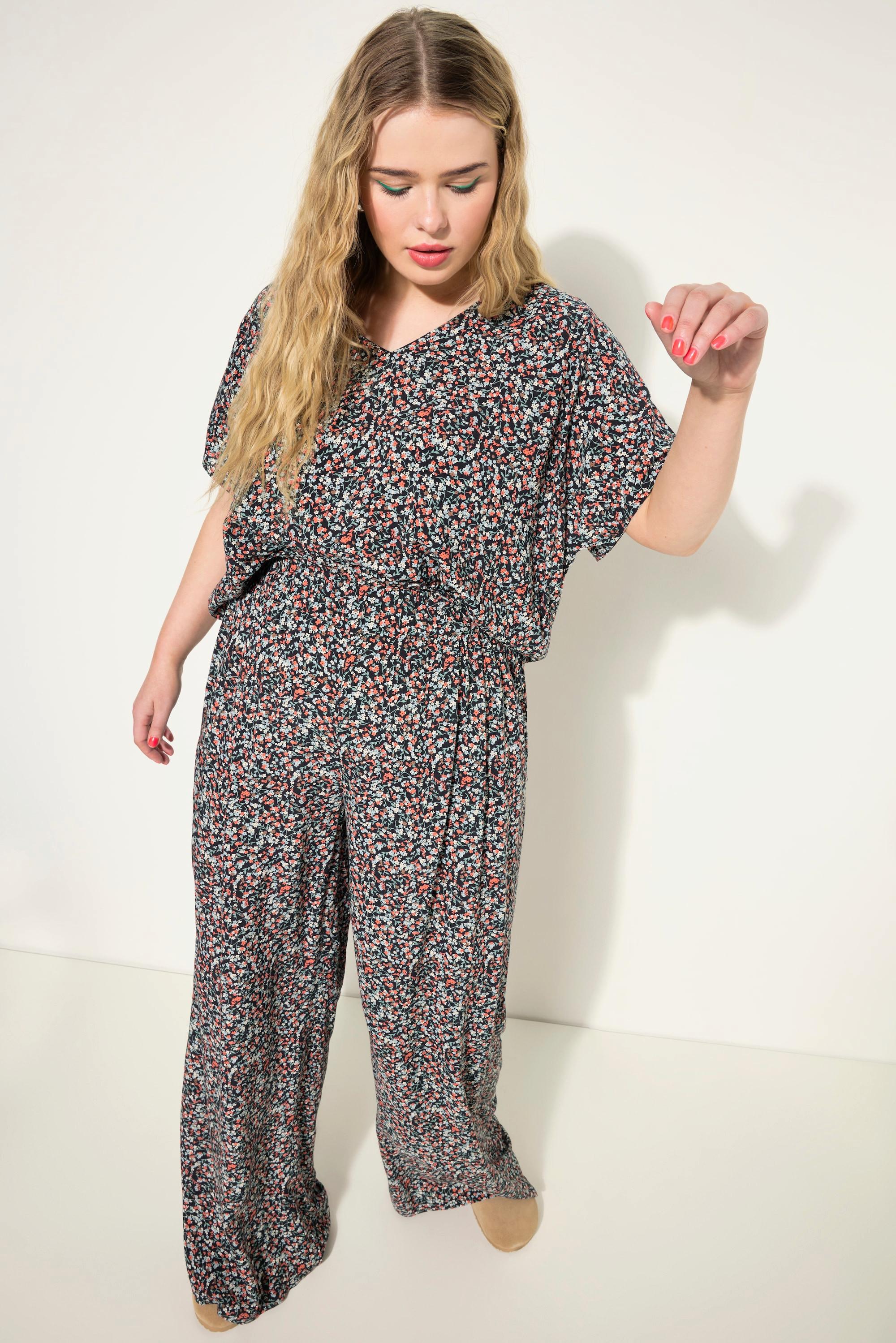 Studio Untold  Blouse oversized avec imprimé floral et encolure en V 