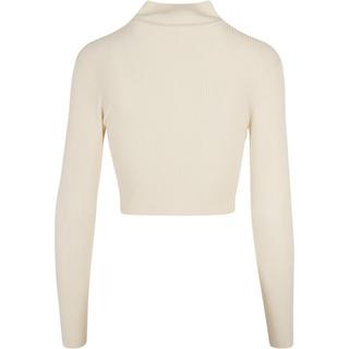 URBAN CLASSICS Cardigan court zippé en tricot côtelé  