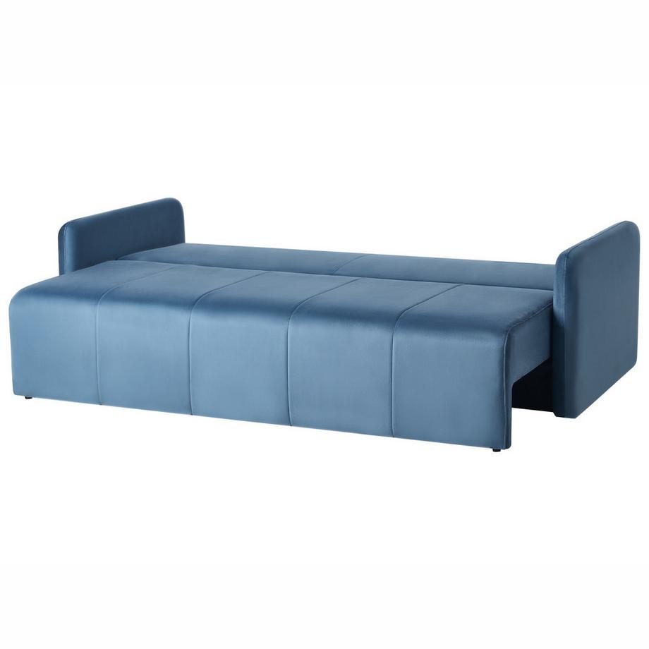 Beliani Canapé-lit en Velours Glamour EGGE  