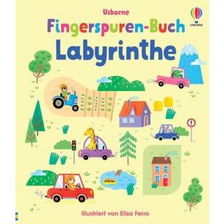 Fingerspuren-Buch: Labyrinthe Brooks, Felicity; Ferro, Elisa (Illustrationen) Gebundene Ausgabe 