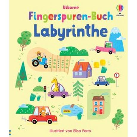 Fingerspuren-Buch: Labyrinthe Brooks, Felicity; Ferro, Elisa (Illustrationen) Couverture rigide 