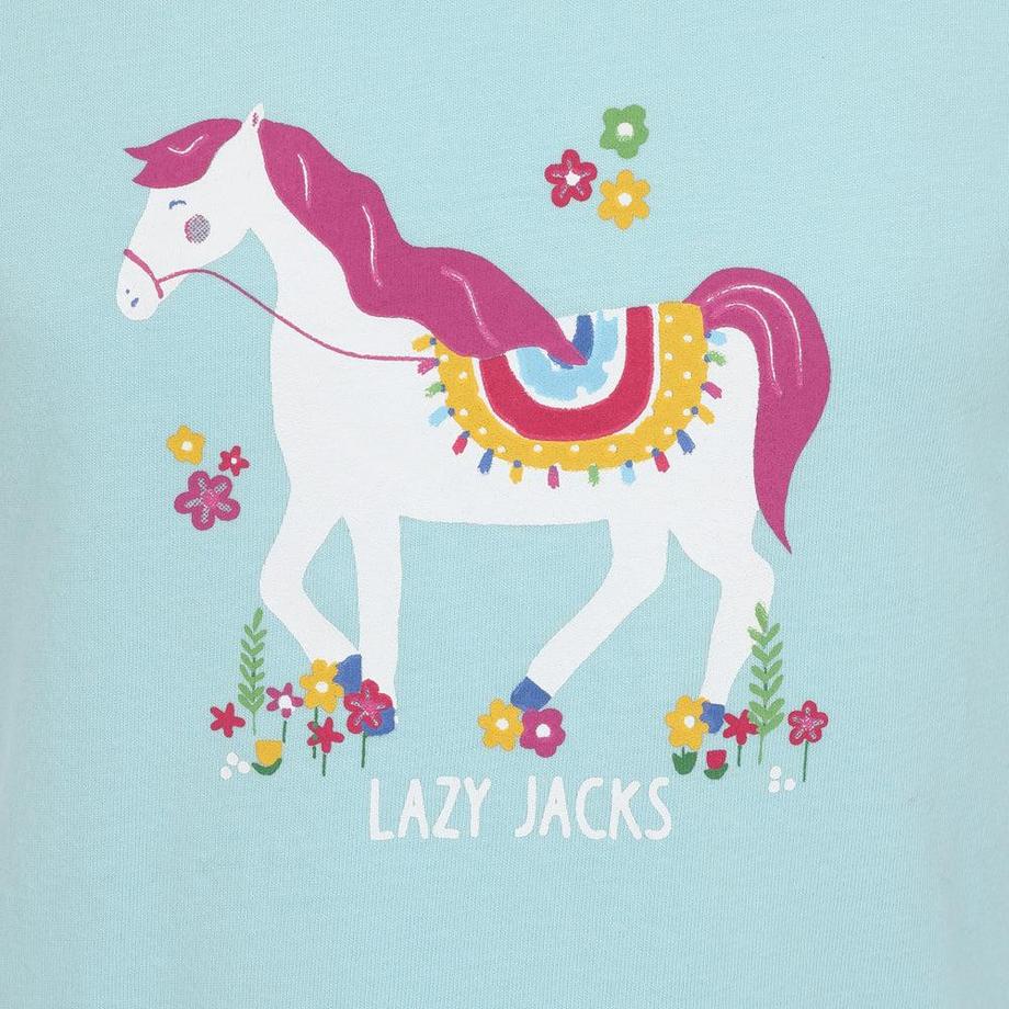 Lazy Jacks  Tshirt motiftyle Cheval 