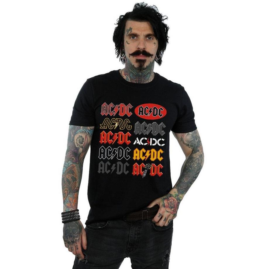 AC/DC ACDC Logo Stack T-Shirt  