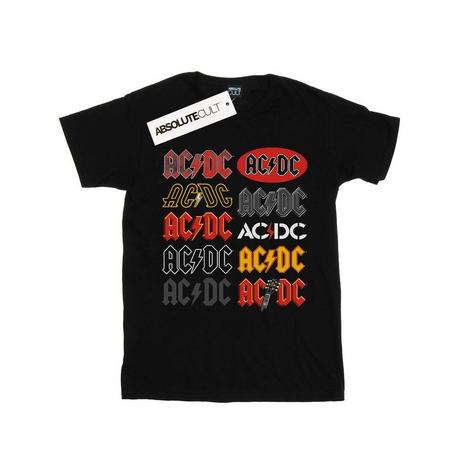 AC/DC  Tshirt MULTI LOGOS 