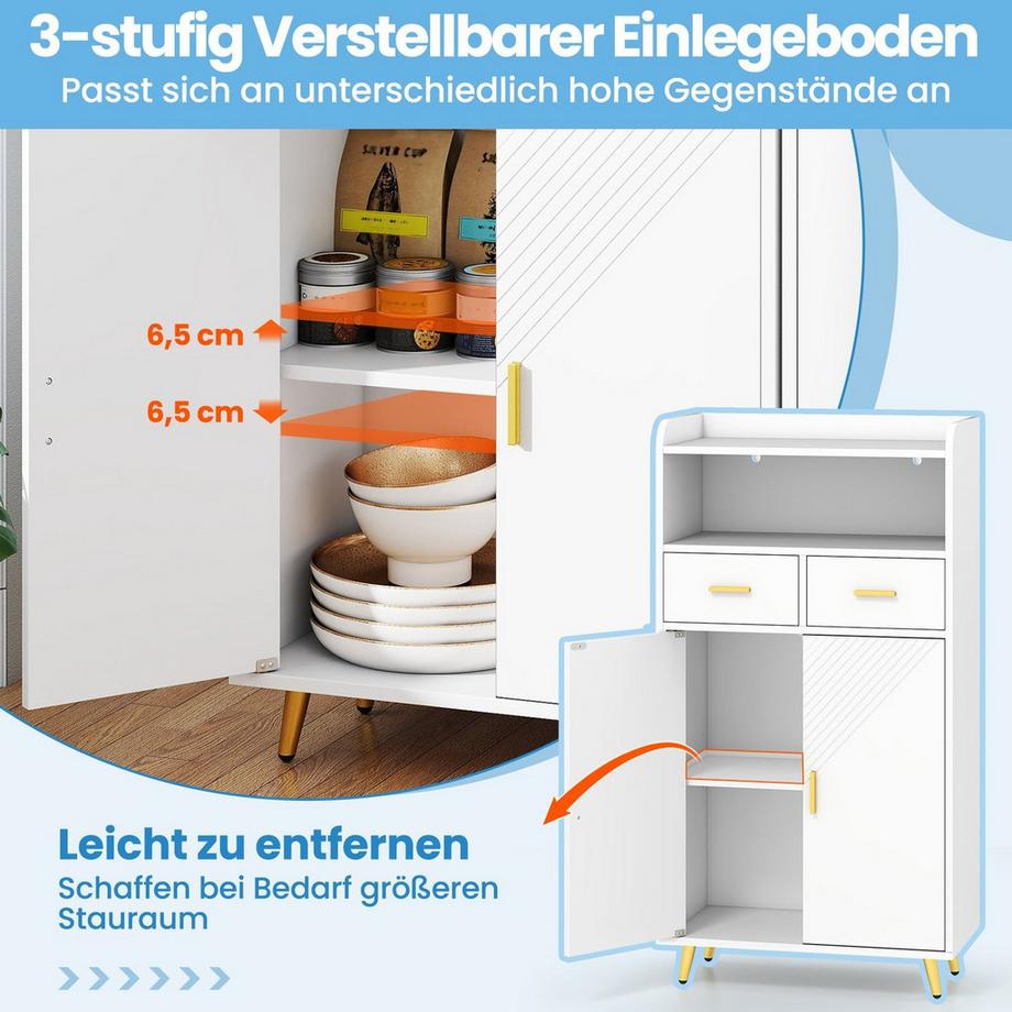 Northix Armoire de cuisine avec étagère réglable  