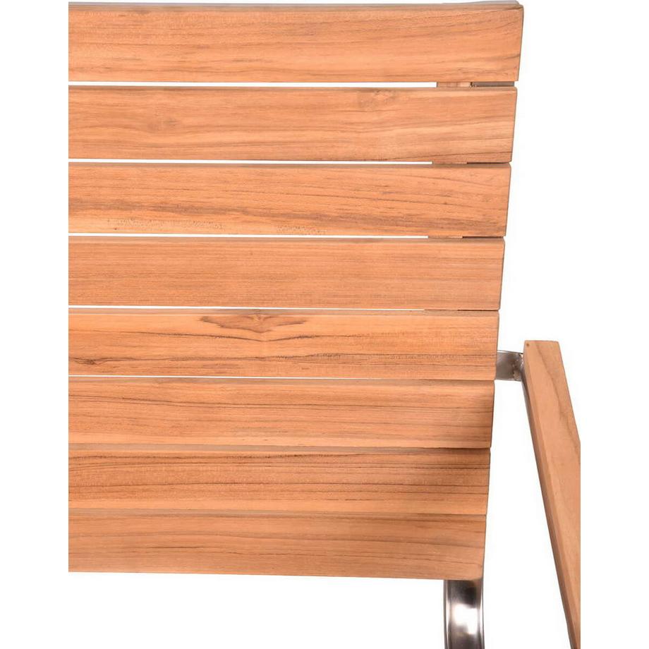 mutoni pleasure Garten Freischwinger Denver Teak natur  