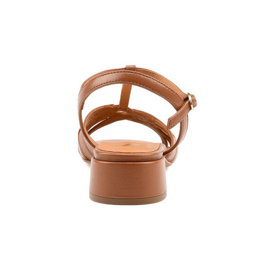 bobbies Capri Sandali con Tacco Largo a Fasce  