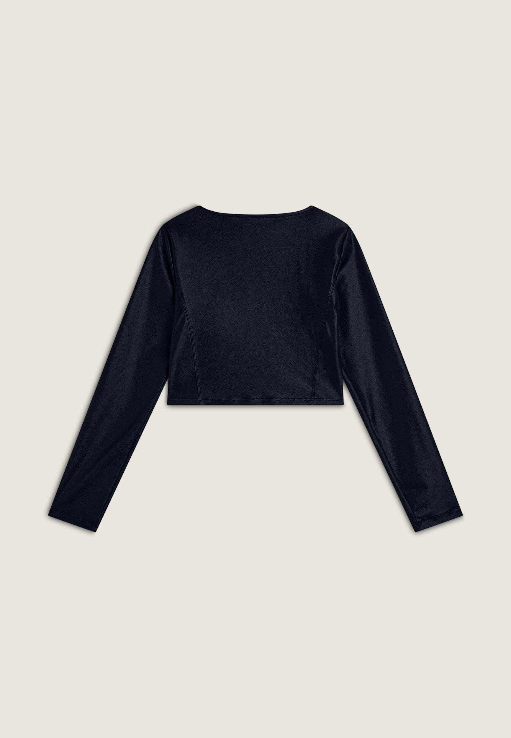 FREDDY T-Shirt Maniche Lunghe Scollo Quadrato Corto  