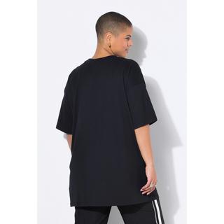 Studio Untold Oversized Halbarm T-Shirt mit Saumpatch  