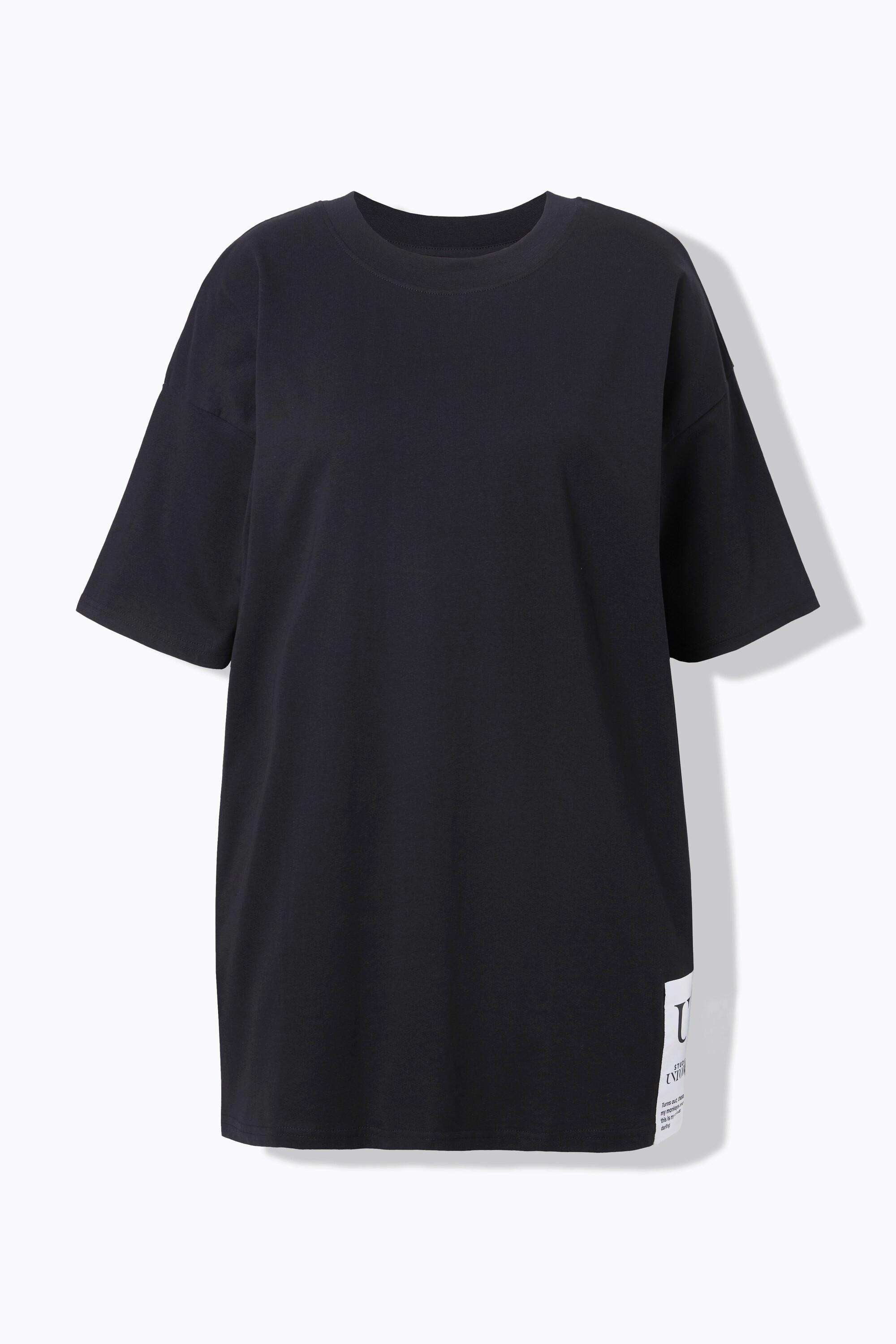 Studio Untold Oversized Halbarm T-Shirt mit Saumpatch  