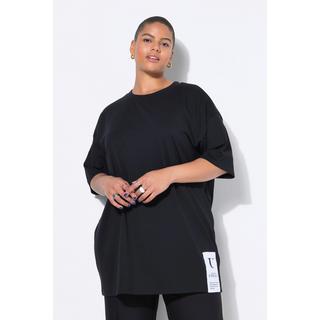 Studio Untold Oversized Halbarm T-Shirt mit Saumpatch  