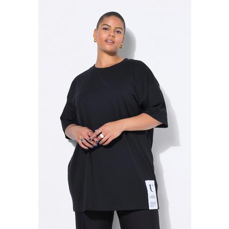 Studio Untold Oversized Halbarm T-Shirt mit Saumpatch  