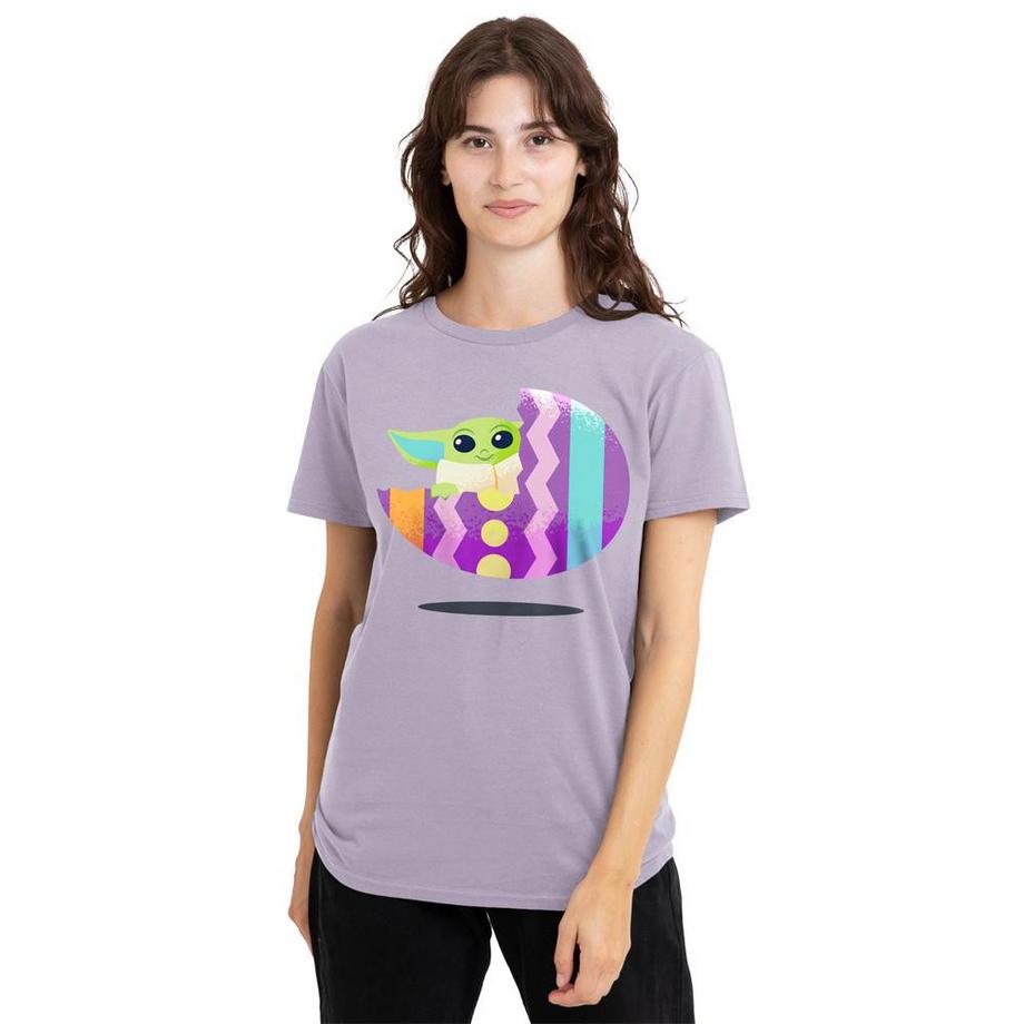 STAR WARS T-Shirt Ride avec Motif Grogu Œuf de Pâques  
