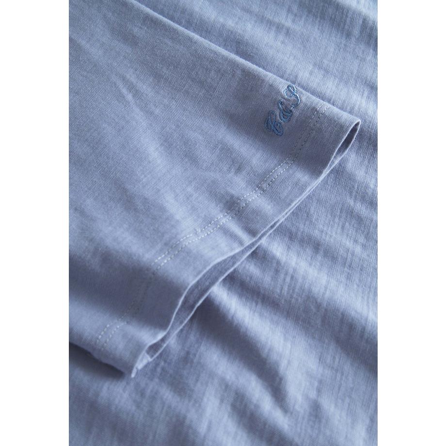 Colours & Sons T-Shirt Slub con Tasca sul Petto  