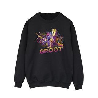 MARVEL  Guardians Of The Galaxy Abstract Groot Sweatshirt 