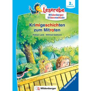 Krimigeschichten zum Mitraten - Leserabe ab 2. Klasse - Erstlesebuch für Kinder ab 7 Jahren (mit Mildenberger Silbenmethode) Lenk, Fabian; Gebhard, Wilfried (Illustrationen) Copertina rigida 