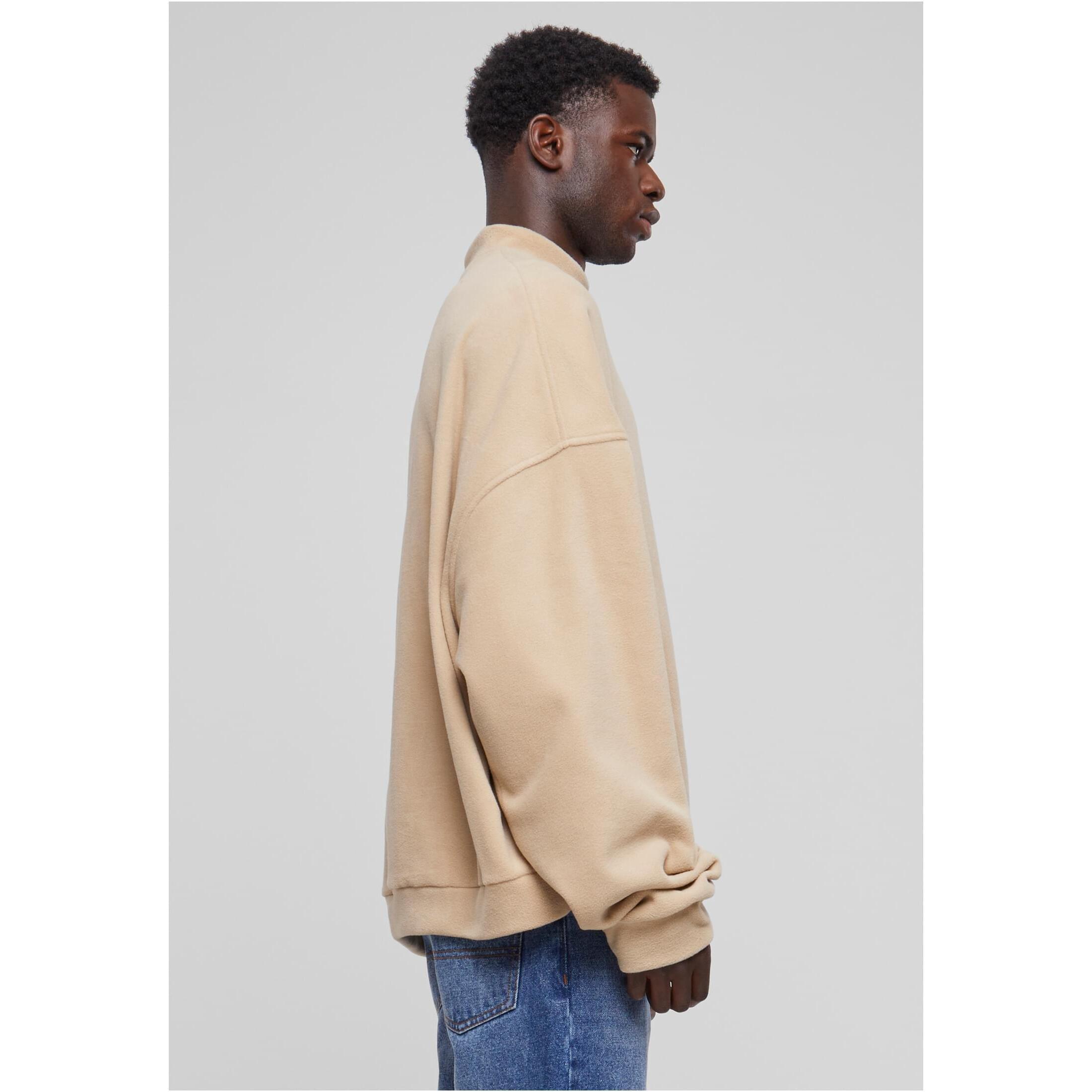 URBAN CLASSICS Fleece Oversize Rundhals Sweatshirt  