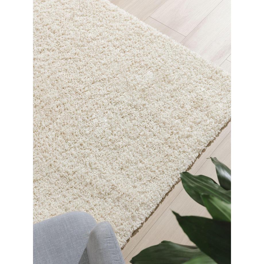 Benuta Tapis à poils longs Soho Crème  