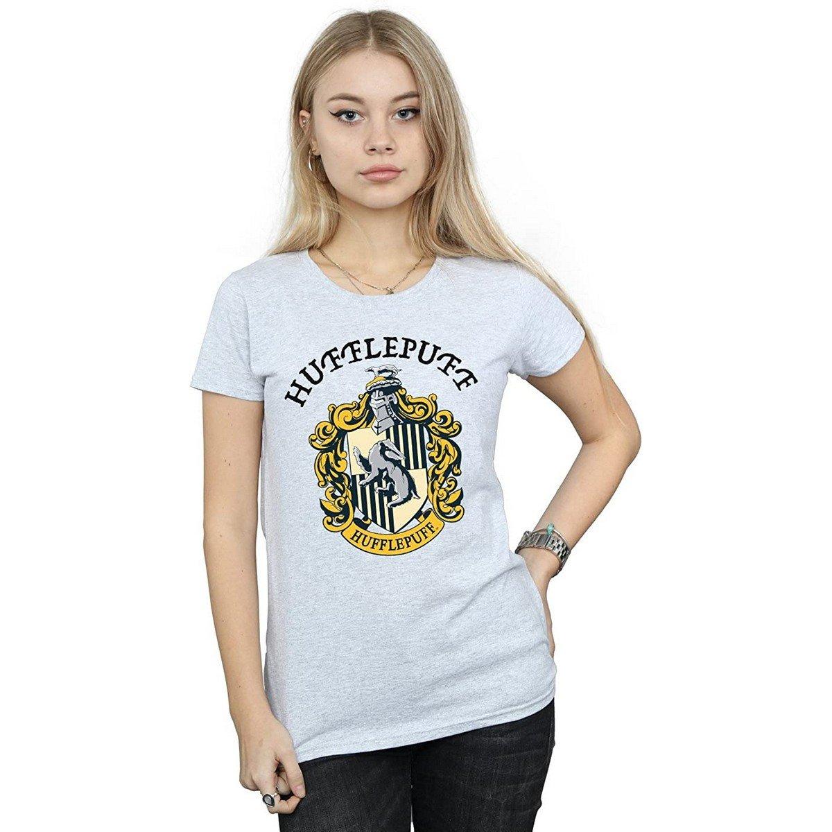 Harry Potter Hufflepuff Stemma Slim Fit T-Shirt  
