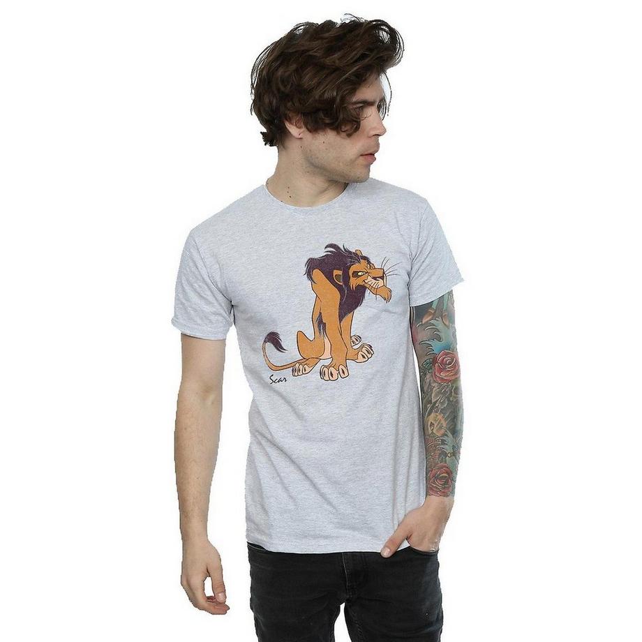 The Lion King T-Shirt Classica Stampa Scar  