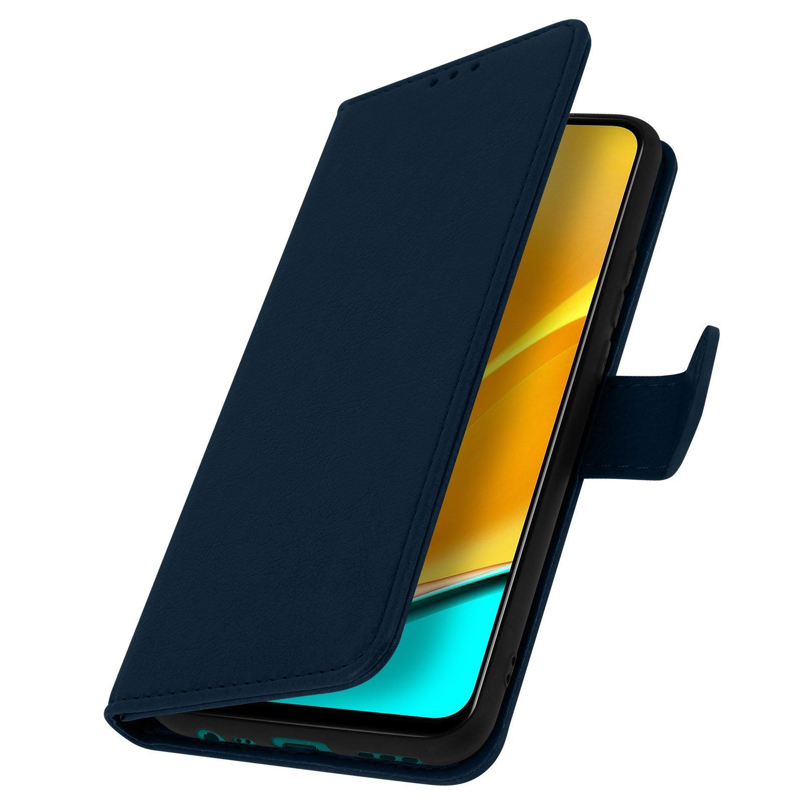 Avizar  Custodia folio per Xiaomi Redmi 9 Blu 