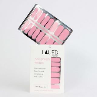 LAUED  vegane Nagelfolien solid pink Pink Martini 