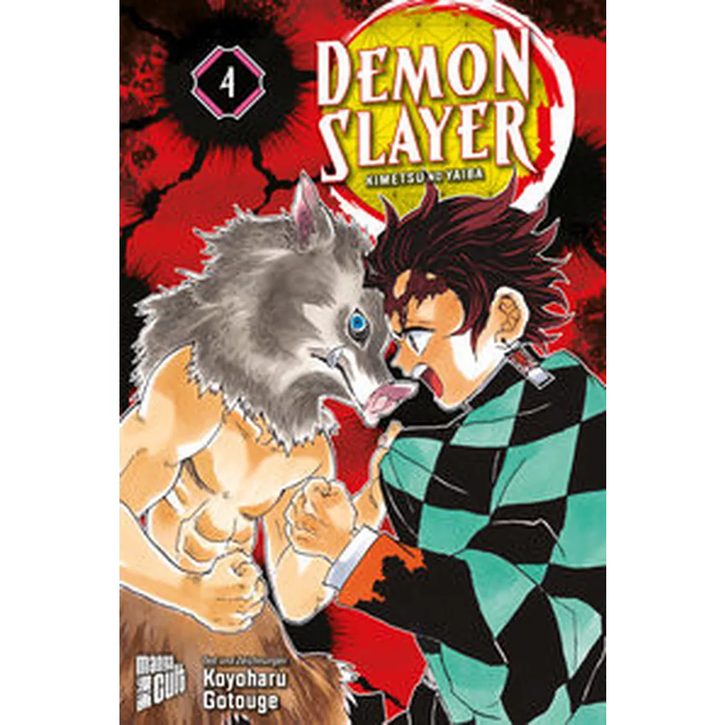 Manga Cult - Demon Slayer 4, Gotouge, Koyoharu/ Höfler, Burkhard (Übersetzung), Multicolor