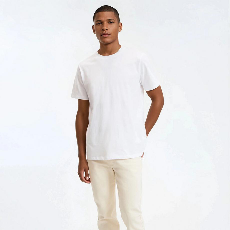 T-shirt col rond manches courtes