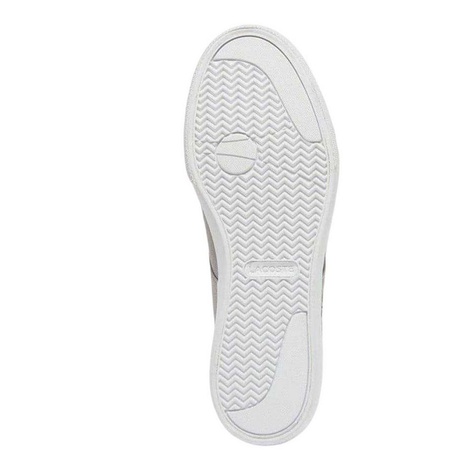 LACOSTE Canvas Sneaker mit flacher Sohle  
