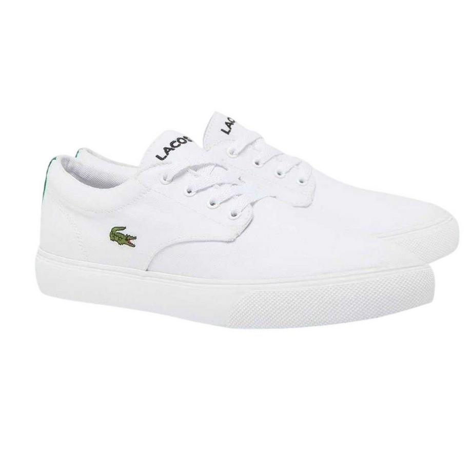 LACOSTE Canvas Sneaker mit flacher Sohle  