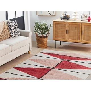 Beliani Tapis en Coton Moderne PURNIA  